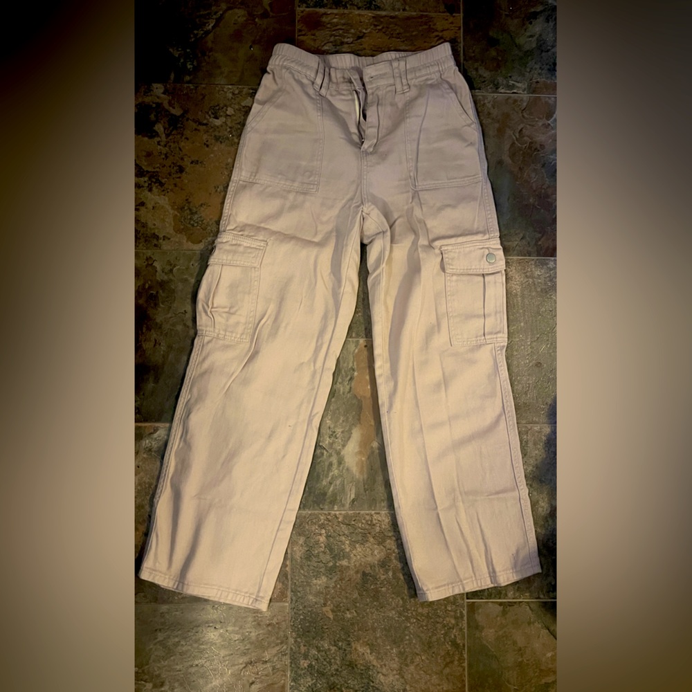 Beige Cargo Pants